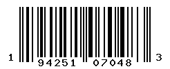 UPC barcode number 194251070483