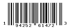 UPC barcode 194252614723