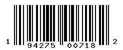 194275007182 barcode