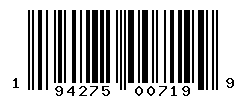 UPC barcode number 194275007199 lookup