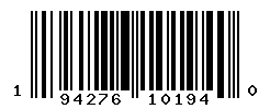 UPC barcode number 194276101940