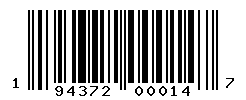 upc 194372000147 barcode image