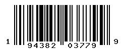 UPC barcode number 194382037799