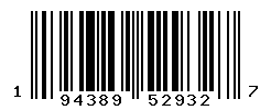 UPC barcode number 194389529327