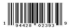 194428023939 barcode