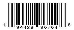 UPC barcode number 194428907048
