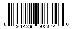 UPC barcode number 194428908748