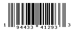 UPC barcode number 194433412933