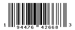 UPC barcode 194476426683