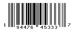UPC barcode number 194476453337