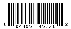 UPC barcode number 194495457712
