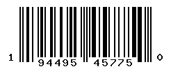 UPC barcode number 194495457750