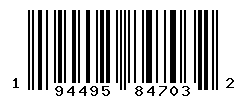 UPC barcode number 194495847032 lookup