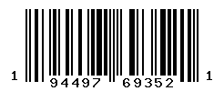 UPC barcode number 194497693521 lookup