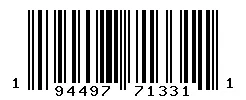 UPC barcode 194497713311