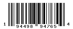 UPC barcode number 194498947654 lookup