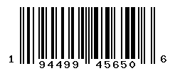 UPC barcode number 194499456506 lookup