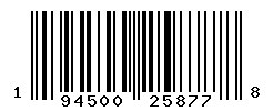 upc 194500258778 barcode image