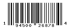 UPC barcode number 194500268784