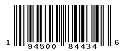 UPC barcode number 194500844346 lookup