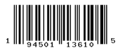 upc 194501136105 barcode image