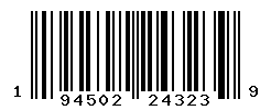 UPC barcode number 194502243239