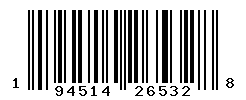 UPC barcode number 194514265328