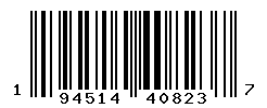 UPC barcode number 194514408237