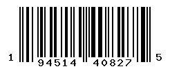 UPC barcode number 194514408275