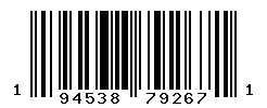 UPC barcode number 194538792671