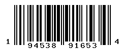 UPC barcode number 194538916534