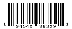 UPC barcode number 194540883091