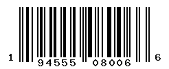 UPC barcode number 194555086760 lookup