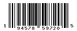 UPC barcode 194578597205