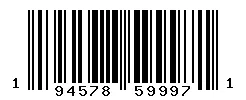 UPC barcode 194578599971