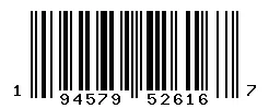 UPC barcode 194579526167