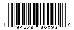 UPC barcode 194579800939