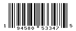 UPC barcode number 194580533475