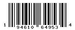 UPC barcode number 194610649534
