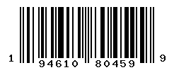 UPC barcode number 194610804599