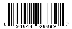 UPC barcode number 194644066697