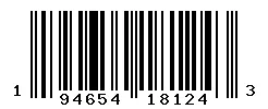 UPC 194654181243 barcode image