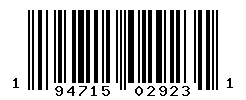 UPC barcode number 194715029231