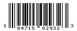 UPC barcode number 194715029323