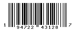 UPC barcode number 194722431287