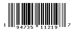 UPC barcode number 194735112197