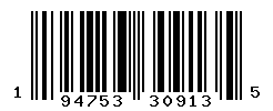 UPC barcode number 194753309135