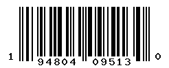 UPC barcode number 194804095130