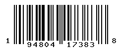 UPC barcode number 194804173838
