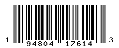 UPC barcode number 194804176143